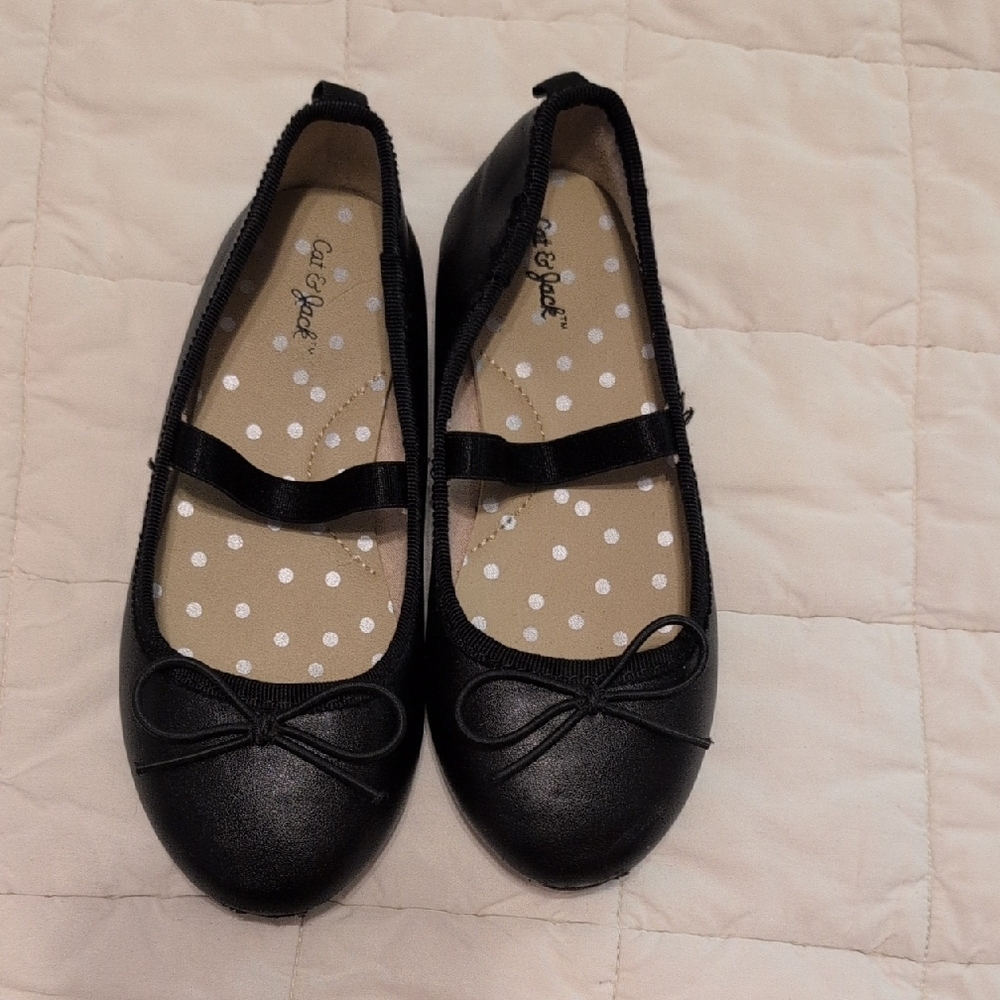 Cat & Jack Black Kids Dress Shoes